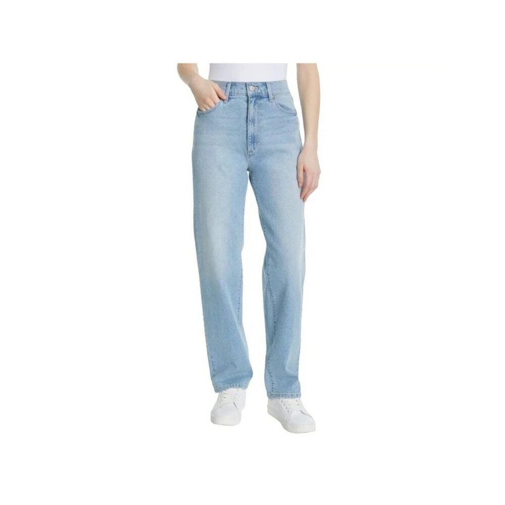 Gloria Vanderbilt Women's 16 Light Wash Straight-Leg Denim Jeans C0669